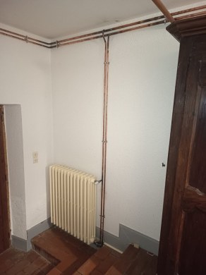 Réfection d'un réseau de chauffage en cuivre chez des particuliers